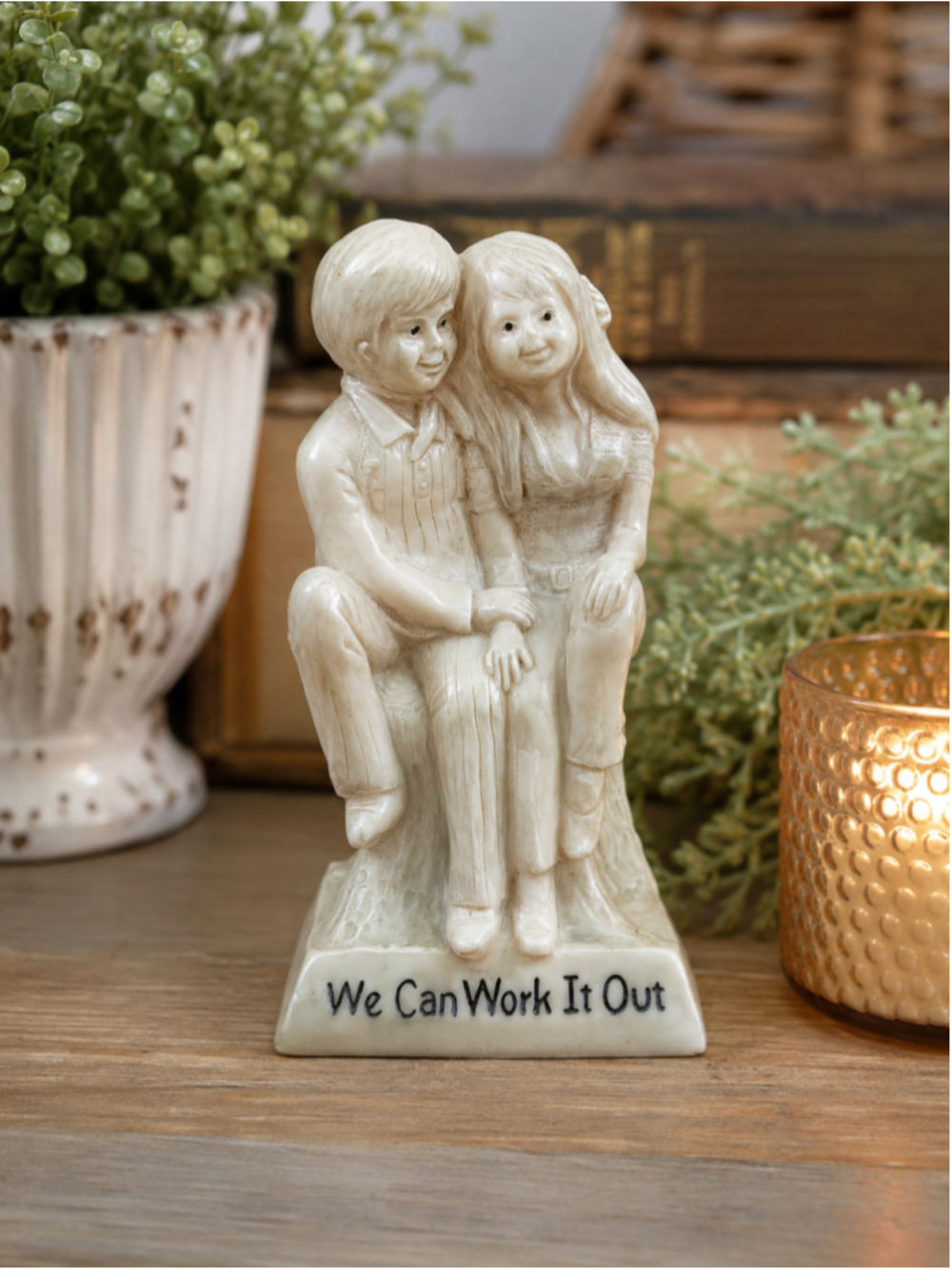 Vintage W. & R. Berries Co. We Can Work It Out Sculpture One Size Beige
